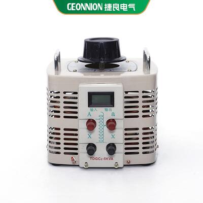 厂家供应单相新型调压器TDGC2-3KVA可调式变压器电压调节家用稳压