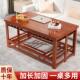 湖南烤火桌子家用新款 长方形折叠楠竹烤火架取暖桌实木1.2米茶1.5