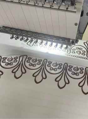 全自动头绣花机绣旗袍绣家纺床品单汉服刺绣LSU机绣绣帽机