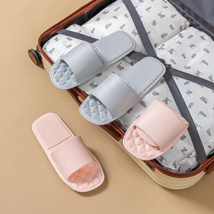 可折叠旅行拖鞋便携女夏季酒店出差洗澡防滑家用一次性eva拖鞋男
