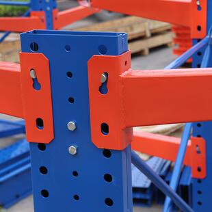 厂家直销悬臂货架型材托臂货架 五金钢管管材单双面重型货架