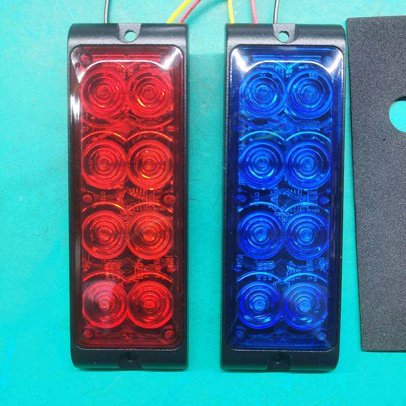 源头工厂:汽车LED爆闪频闪灯信号警示灯侧边改装灯100-8Y-T6