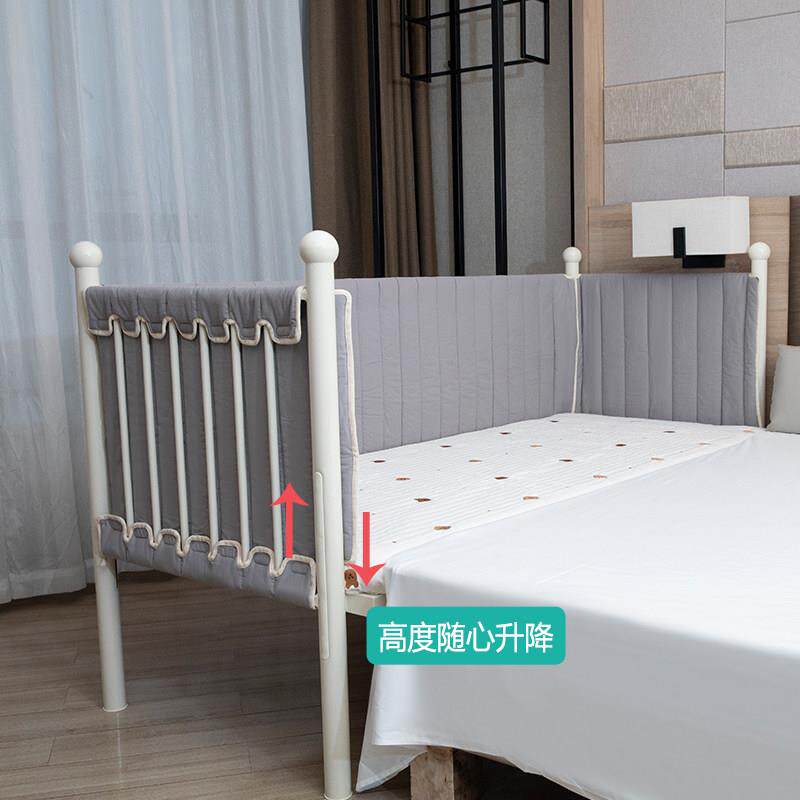 铁艺儿童童床加床拼床大婴儿小床加宽拼接大床宝宝床边边床可调节