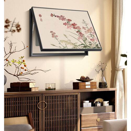 宋代美学电表箱装饰画2025新款餐厅配电箱遮挡挂画花卉新中式壁画