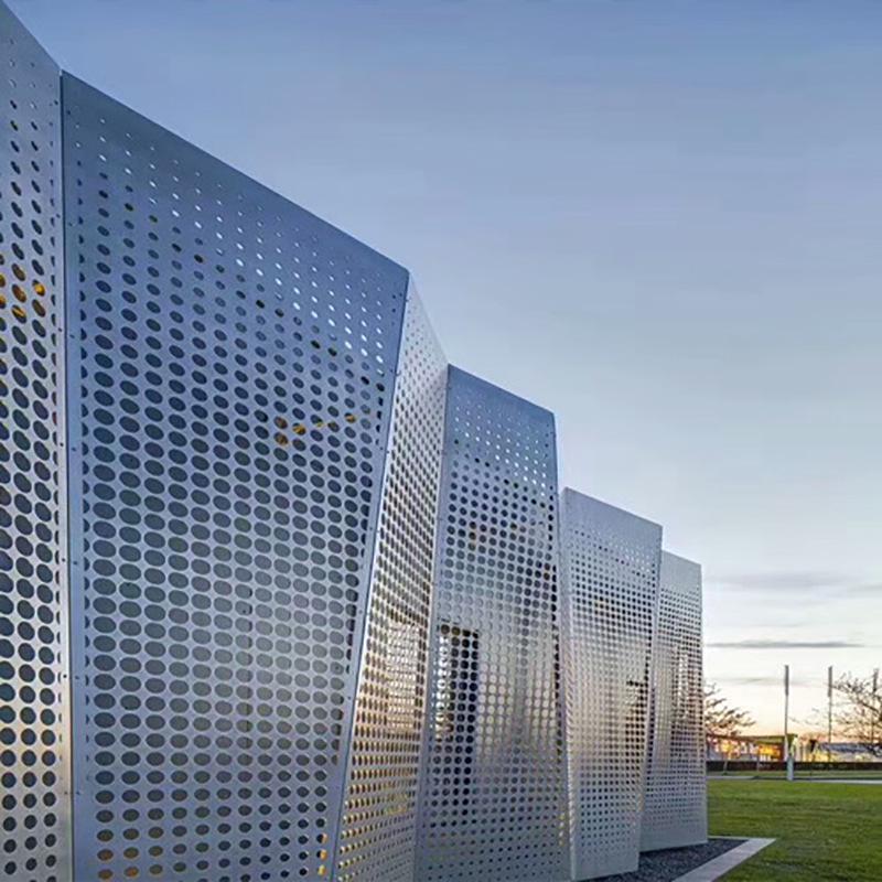 吊顶冲孔铝单板幕墙铝板建材装饰门头外墙造型铝合金镂空板厂家