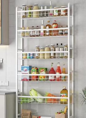 薄物架置门后书架架收45268纳架落地多层款墙上架子缝隙收纳极窄