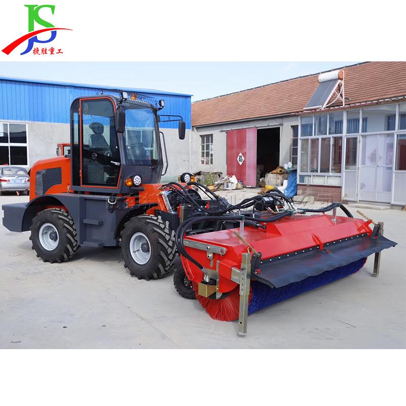 道破冰越07洁野式除雪机 马路积路电动清车 冬季滚刷式雪扫雪车