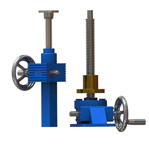 SWL1螺杆升降平台手摇蜗轮蜗杆法兰同步螺旋速电动SWLD丝杆升降机
