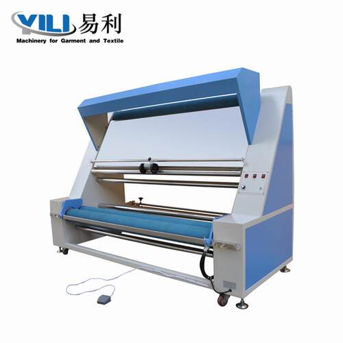 厂家直供YL-1800B梭织布牛仔布皮革重型布料验布卷布机设备