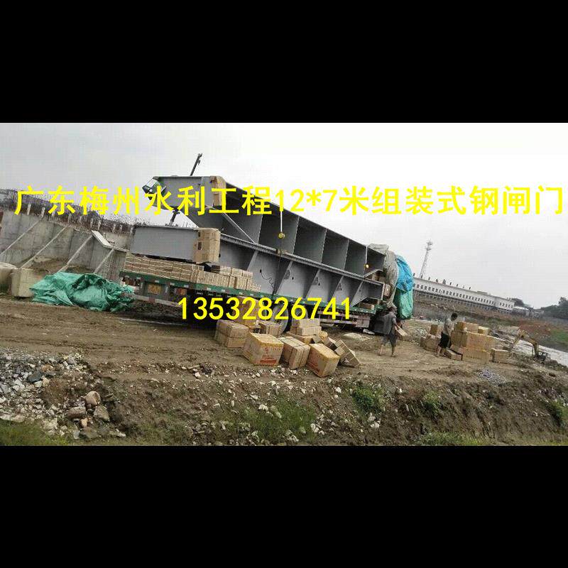 广东梅州水利工程12*7米组装式钢制闸门船闸9500元/吨厂家供应