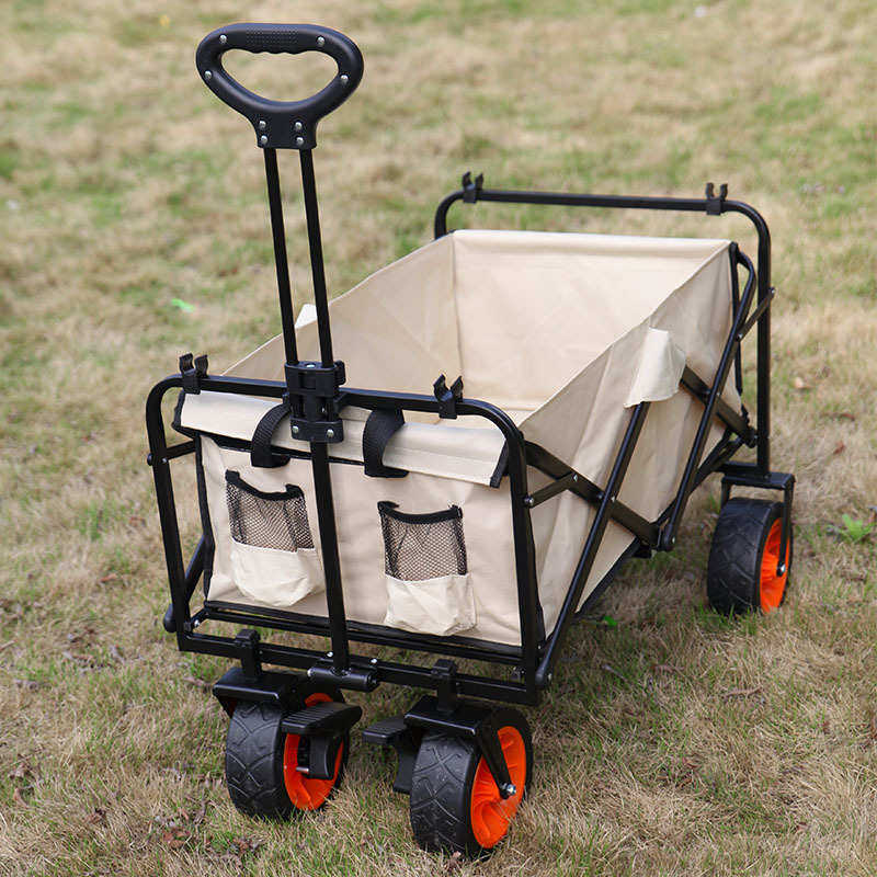 户外小营地轻便推车车推车露营露营拉车买菜拖车野营车便携式折叠