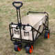 户外小营地轻便推车车推车露营露营拉车买菜拖车野营车便携式 折叠