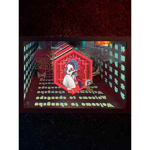 需定制千层镜深渊镜发光字广告牌霓虹灯网红招牌门头装饰炫彩造型