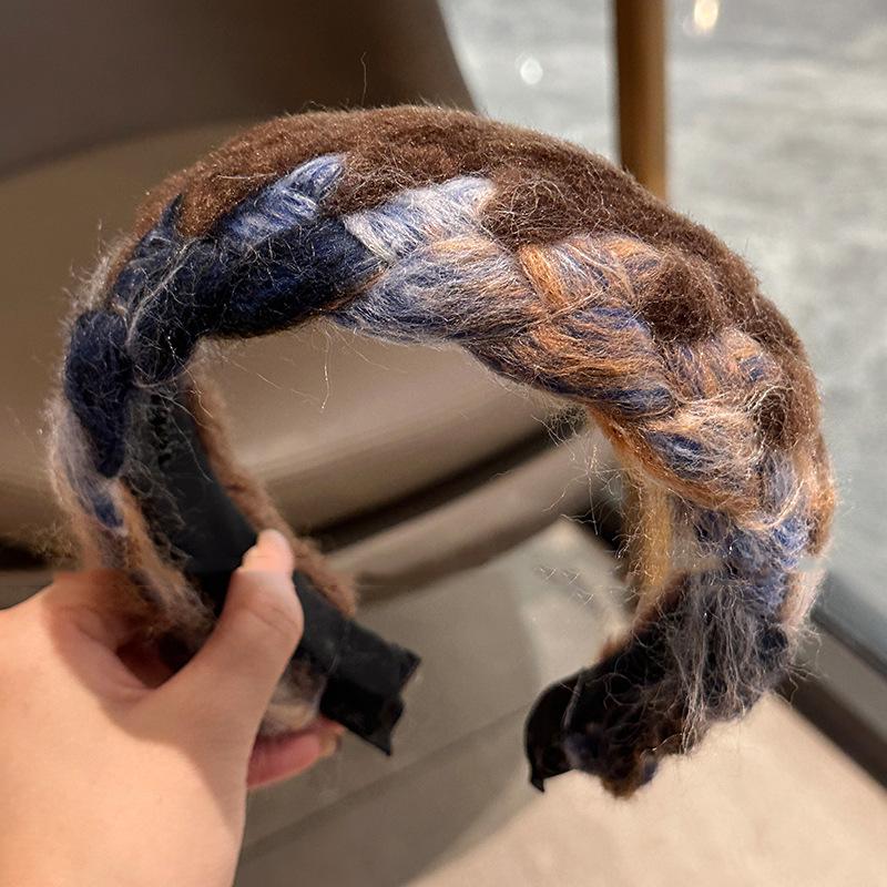 宽边发箍编织气质时尚发卡发饰