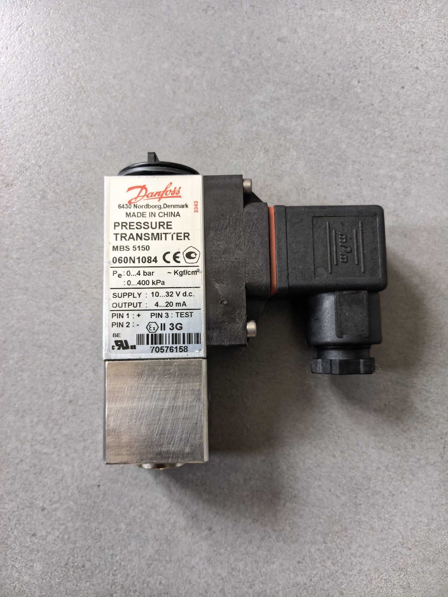 Danfoss压力传感器，MBS5150，060N1084，