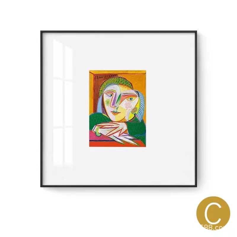 挂画壁画毕加索客厅餐厅小众组合客厅装饰画艺术小众方形卧室北欧图片