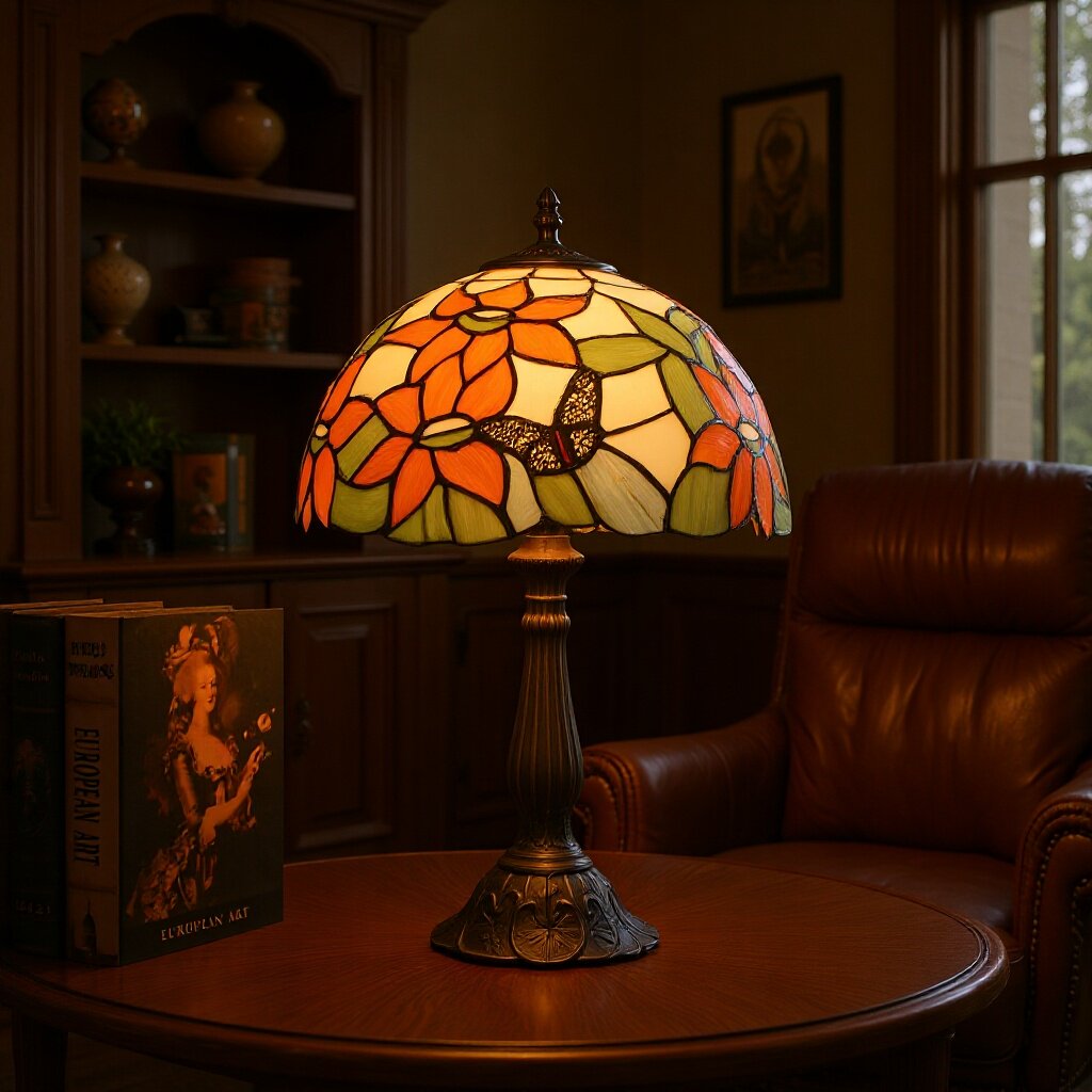 厂家直供田园乡村浪漫卧室床头台灯客厅书房吧台蝴蝶灯具灯床头柜