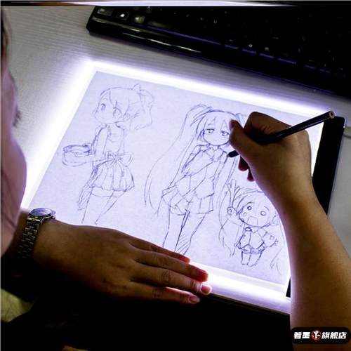 绘画临摹神器模字迹手板台写笔迹签字签名发