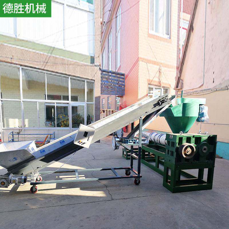 塑料造粒机厂家销售150型单螺杆塑料颗粒造粒机废旧pe造粒机
