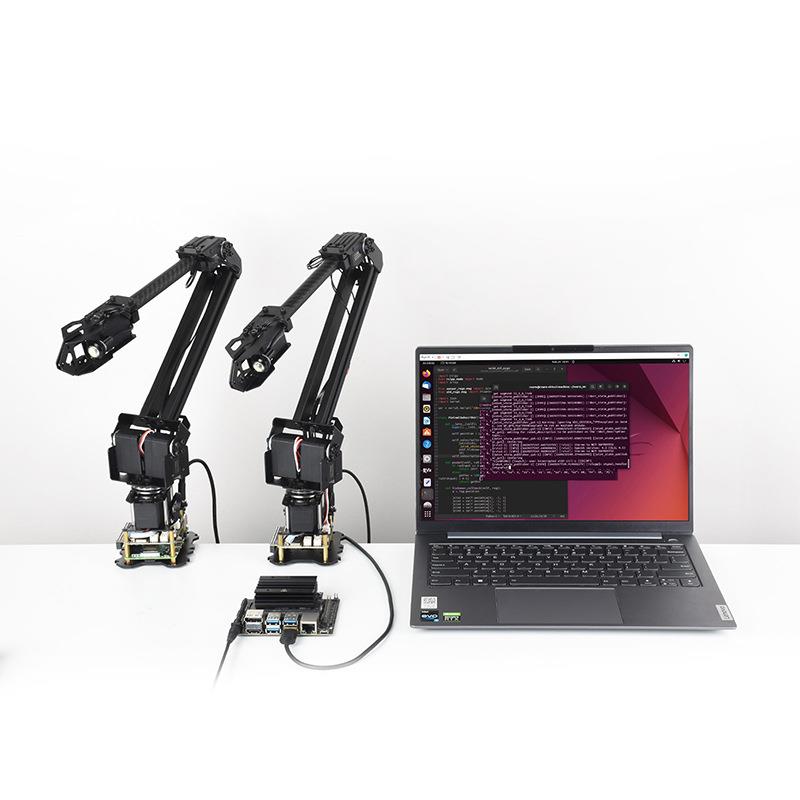 微雪 4-DOF大扭矩总线舵机机械臂 ESP32 轻量化可扩展提供例程图片