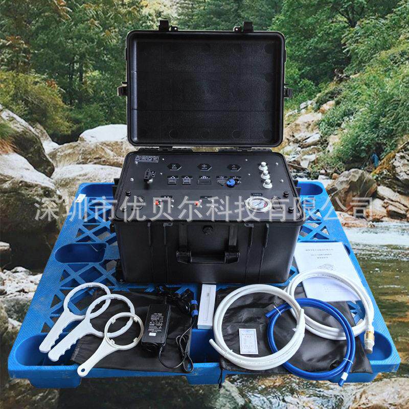 便携式应急净水机 500L/H 太阳能供电 智能冲洗 户外救援直饮设备