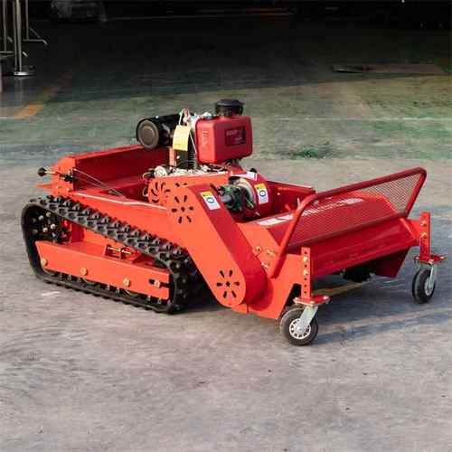 源头工厂80遥控智能割草机 履带式柴油割草机 台湾除草碎草一体机