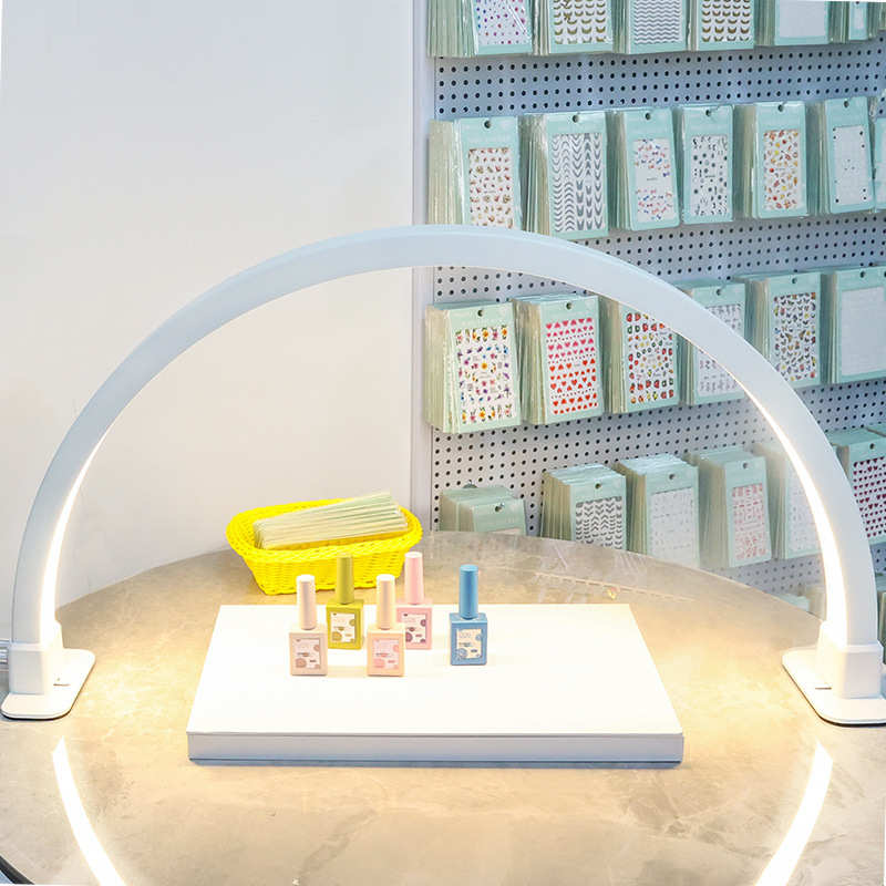 美甲台灯 外贸半月美甲灯U型带钻美容灯半月灯 美甲照明灯