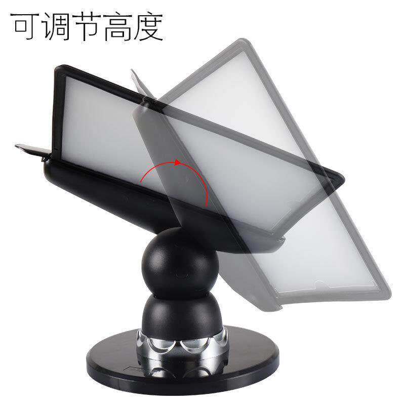 装得快页文件价架A4菜单签展架透明活页10张旋转桌面展架现翻示货