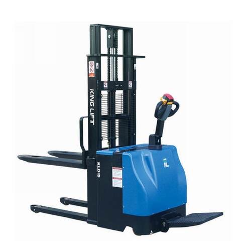 经济款1 1.5吨站驾式全电动堆高车2 全电动堆垛车 电动托盘堆高车