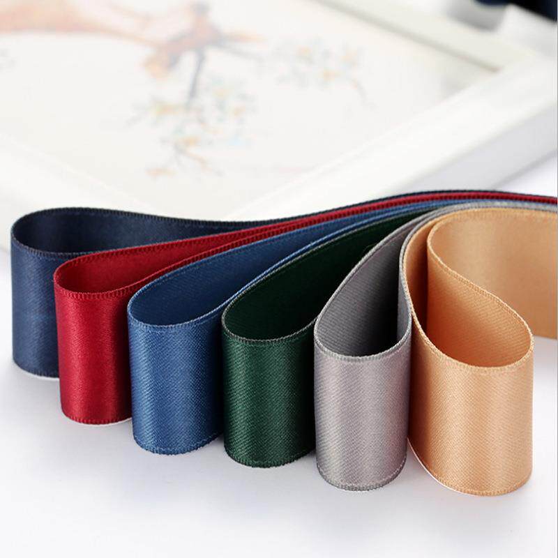 现货1-3.8CM涤棉带 韩国哑光织带发饰diy材料棉质感缎丝带