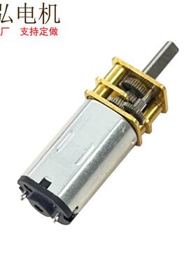 12GF-N30减速电机微型小电机低速马达智能锁小车金属齿轮3V6V12V