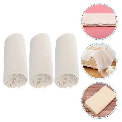 3 Pcs Strainer Cheese Filter Cloth Cheesecloth Reusable
