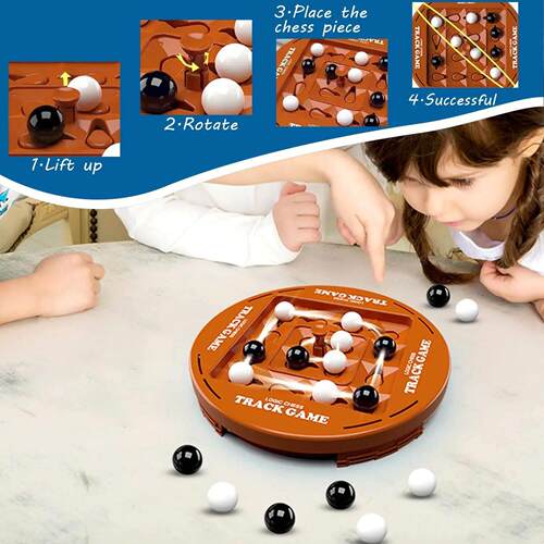 Logic Chess Track Board Game Toy Strategy Track Cognitive Ed