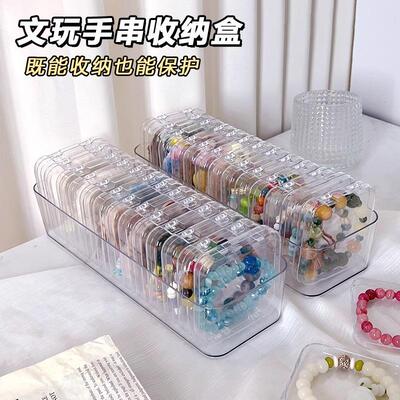 Transparent Small Desktop Organizer Box for Storing and Disp