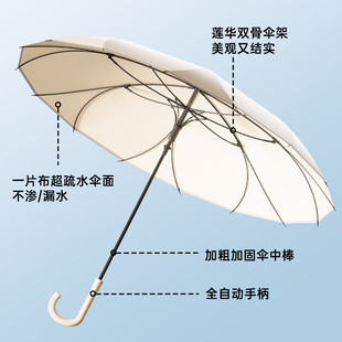 直柄长柄高加厚伞自动伞新款 值加固 女生颜雨伞片式 加大一抗暴新款