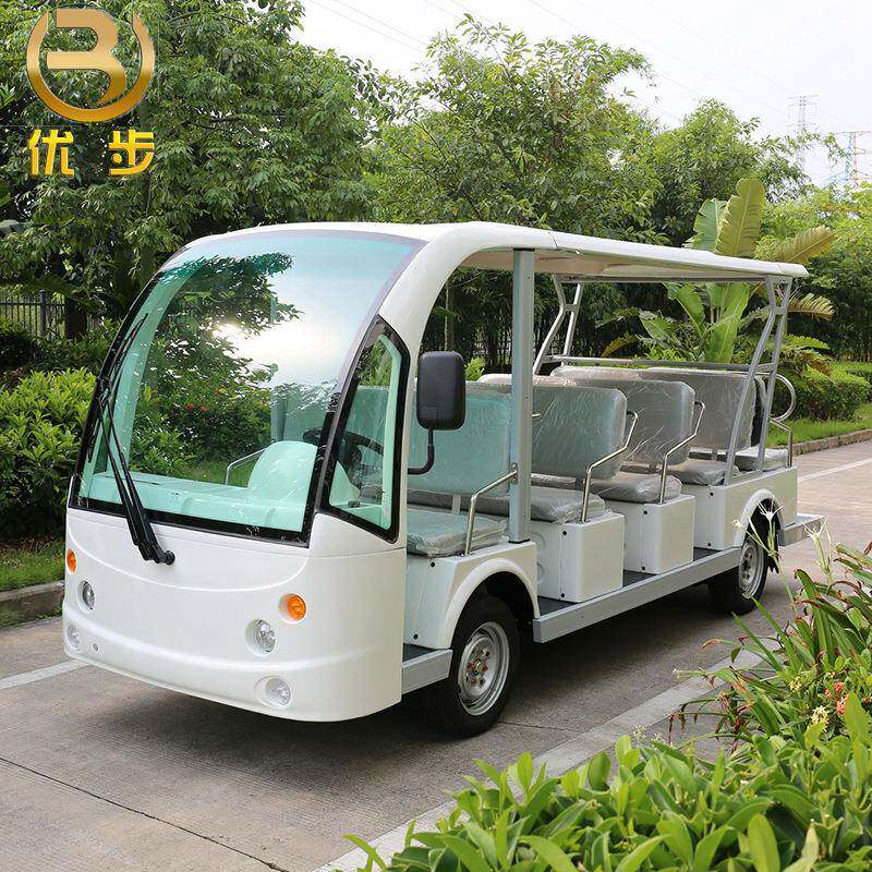 新能源电动观光车14座楼盘看房代步车旅游景区公园观光车厂