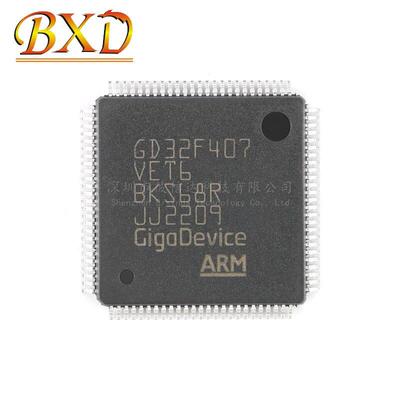 原装GD32F407VET6 LQFP-100 ARM Cortex-M4 32位微控制器-MCU芯片