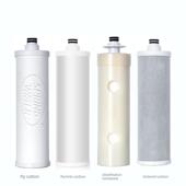 世纪丰源饮水机滤芯快接式 滤芯10寸卡接PP棉颗粒炭烧结活性炭