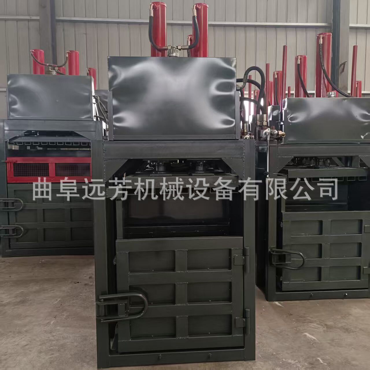 镀锌板立式打包机120吨不锈钢液压打包机废纸废塑料压包机图片