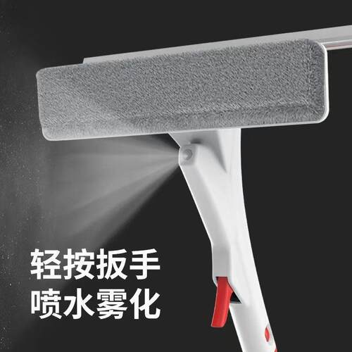 高层玻璃窗外伸缩清洁专用神器双面刮水器保洁家用清洗工具窗户
