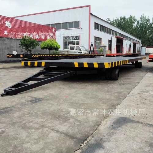 10吨低底盘挖掘机拖车压路机运输牵引拖车重型平板拖车非标设计