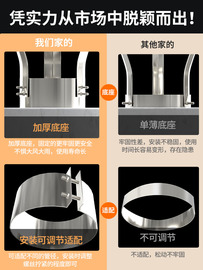 不锈钢烟囱防雨帽防风帽烟筒，盖烟管罩160排气烟道屋顶通风透气帽