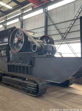 小型式颚式破移岩碎机石灰石花岗动鄂式破碎机鹅卵石河卵DFI石破