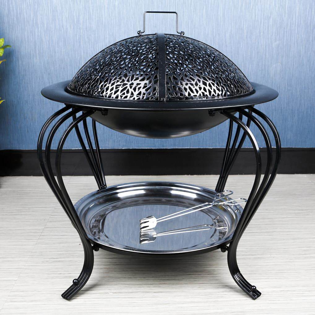 室MH001内炭盆碳炉家用炉子取暖户外烤烧烤火架无烟碳炉木炭火火
