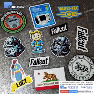 SOKO贴贴 辐射美剧车贴贴纸 fallout lucy钢铁兄弟会新加州共和国