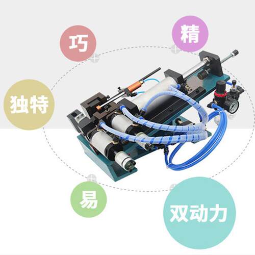厂家直销305气动剥皮机双动力双气缸精准剥高效电线耐用剥线机