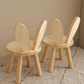 实原木小木子家用靠背凳子简约小木581凳客厅凳子木板凳小凳子矮