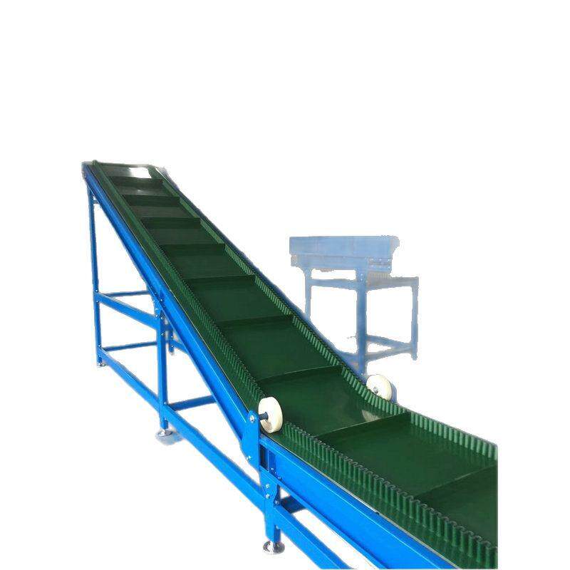 厂家生产皮带提升机移动式小型工业级爬坡输送机可加料斗