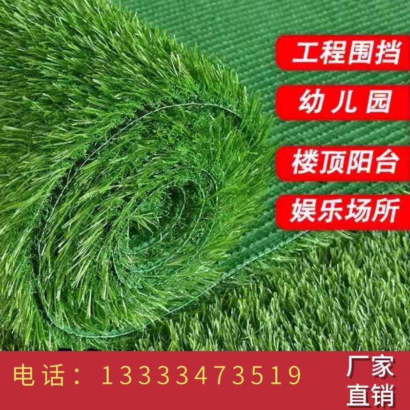 人工草坪地毯人造草皮绿色户外装饰假草塑料铺垫子阳台幼儿园