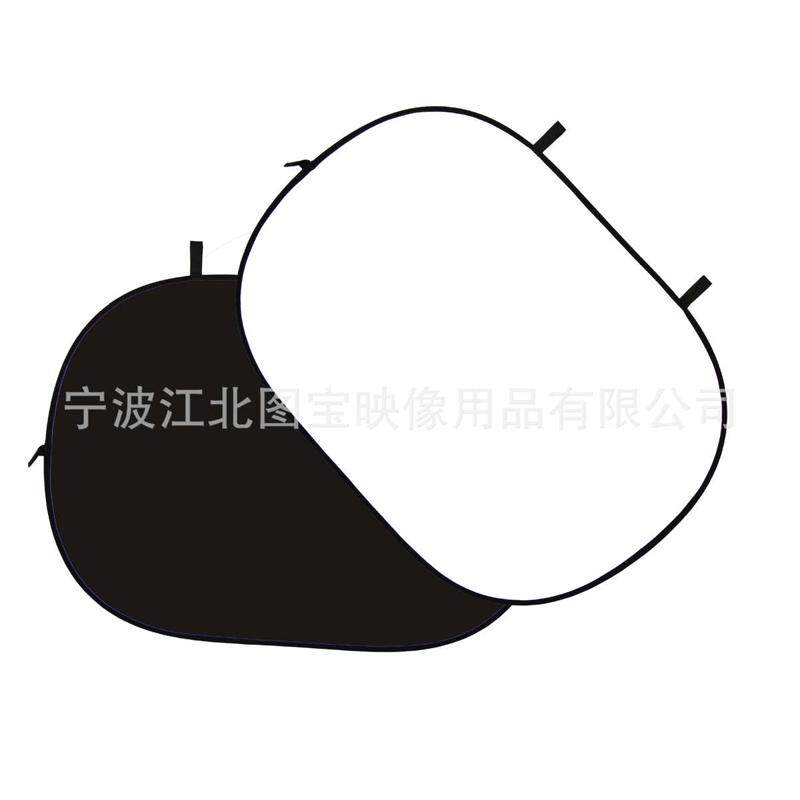 全棉抠像背景板 180*240CM黑白两面 可折叠 送便携包大尺寸